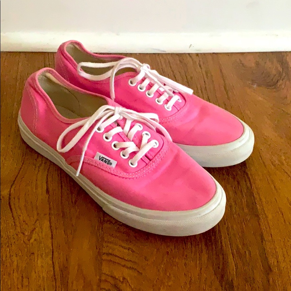 Pink vans 7.5